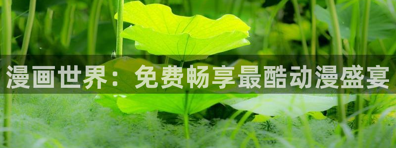 汗汗漫画在线阅读免费版：漫画世界：免费畅享最酷动漫盛宴